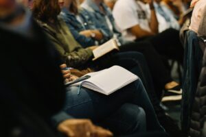 Group of students in training room